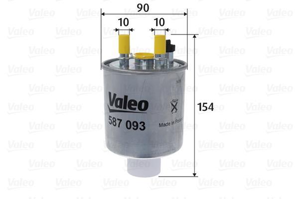 Filtre à carburant (Filtre à gasoil) VALEO ref. 587093